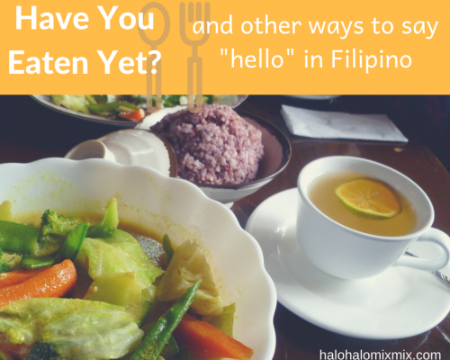 ways to say hello in Filipino